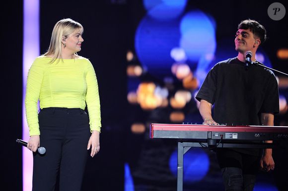 Exclusif - Louane et Florian Rossi - Répétitions des artistes pour l'émission "Duos Mystères" à la Seine Musicale à Paris, qui sera diffusée le 12 juin sur TF1.
© Gaffiot-Moreau / Bestimage