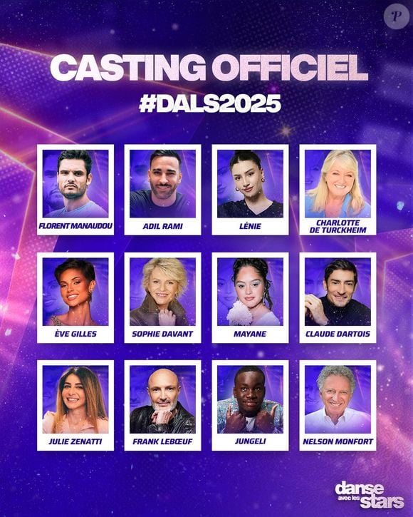 On le retrouvera donc dans "Danse avec les stars 2025"
Le casting de "Danse avec les stars 2025"