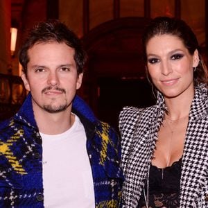 Exclusif - Juan Arbelaez et  sa femme Laury Thilleman - People au défilé Etam Live Show 2021 à l'Opéra Garnier à Paris le 4 octobre 2021.

© Cyril Moreau / Rachid Bellak / Bestimage