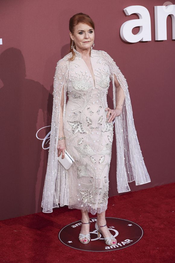 Sarah Ferguson participe au Gala de Cannes de l'amfAR 30ème édition présenté par Chopard et le Festival International du Film de la Mer Rouge à l'Hôtel du Cap-Eden-Roc le 23 mai 2024 au Cap d'Antibes, France. © Marco Piovanotto/ABACAPRESS.COM