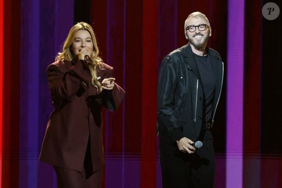 Exclusif - Santa et Christophe Willem - Enregistrement du concert "Nos voix pour toutes", au profit de La fondation des femmes, à l'Adidas Arena à Paris, diffusée le 11 décembre sur TMC
© Coadic Guirec-Cyril Moreau / Bestimage