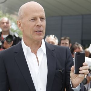Bruce Willis - Photocall du film "Moonrise Kingdom" pendant le 65ème Festival du films de Cannes en mai 2012. Photo BORDE-MOREAU / BESTIMAGE
