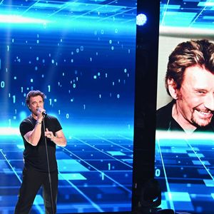 Exclusif - David Hallyday lors de l'enregistrement de l'émission "Famille je vous aime" présentée par M. Drucker et qui sera diffusée le 13 juin 2025 sur France 3, aux Studios rive gauche à Paris, France, le 15 avril 2025. © Clovis-Gaffiot/Bestimage