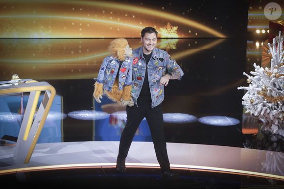 Exclusif - Jeff Panacloc et Jean-Marc - Enregistrement de l'émission "100% Logique", présentée par C.Féraud et diffusée le 23 décembre sur France 2
© Jack Tribeca / Bestimage