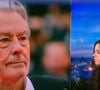 Capture d'écran d'Anouchka Delon qui a pris la parole face aux dernières accusations de son frère, Anthony sur le plateau du JT de Audrey Crespo-Mara sur TF1 le 7 janvier 2023. @TF1