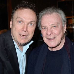 Julien Lepers et Herbert Leonard assistent à la cérémonie de remise des Insignes de Chevalier des Arts et des Lettres a Vline Buggy a la Sacem a Paris, France le 09 Avril 2018. Photo by Aurore Marechal/ABACAPRESS.COM