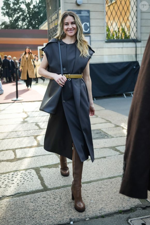 Shailene Woodley au Tod’s fashion show pendant la Fashion Week de Milan le 28 février 2025© Lucia Sabatelli/Bestimage