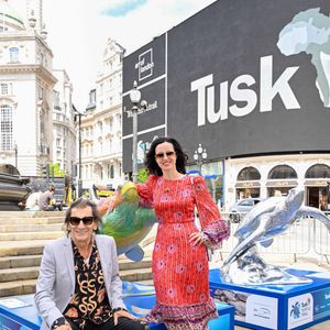 16 juillet 2025: Célébrités durant un photocall pour le lancement de Trust Turtle Trail à Piccadilly Circus à Londres. © Cover Images via ZUMA Press/Bestimage