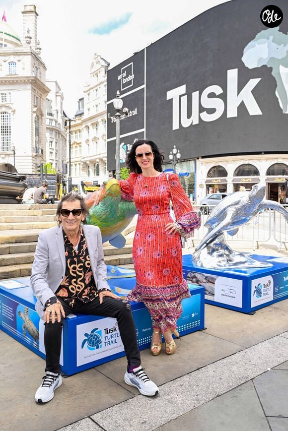 16 juillet 2025: Célébrités durant un photocall pour le lancement de Trust Turtle Trail à Piccadilly Circus à Londres. © Cover Images via ZUMA Press/Bestimage