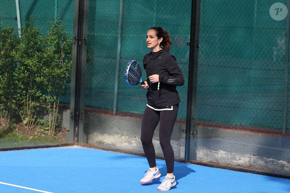 Charlotte Gabas lors du Tournoi de Padel des Célébrités du Lagardere Paris Racing pour l'Institut Imagine le 17 mai 2024 à Paris, France. Photo by Nasser Berzane/ABACAPRESS.COM