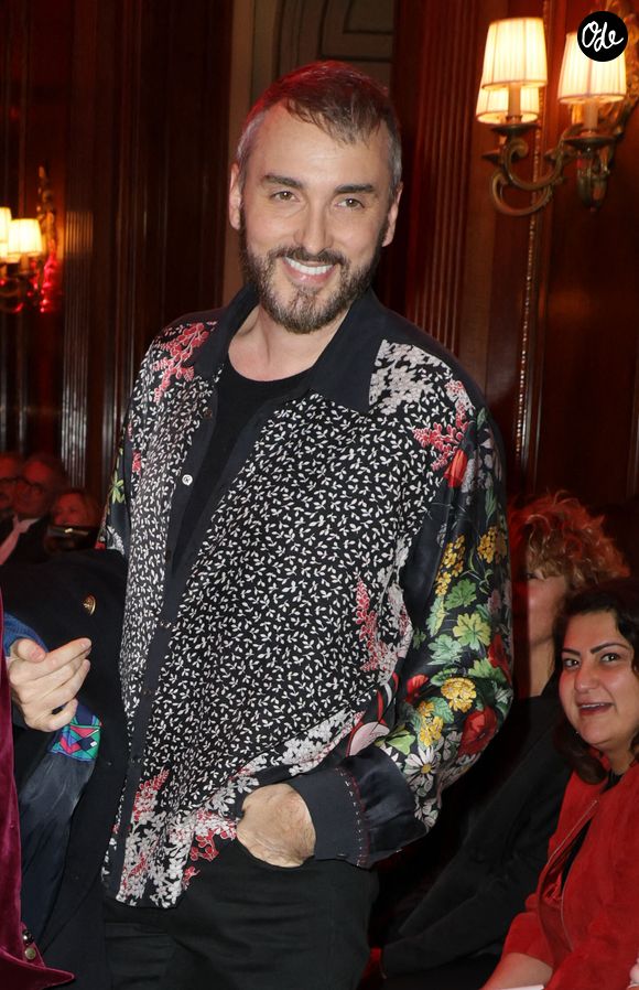 Christophe Willem - Défilé rétrospectif Nathalie Garçon à l'occasion de ses 35 ans de sa marque lors d'une closing party à l'hôtel Raphael à Paris le 19 novembre 2024. © Coadic Guirec/Bestimage