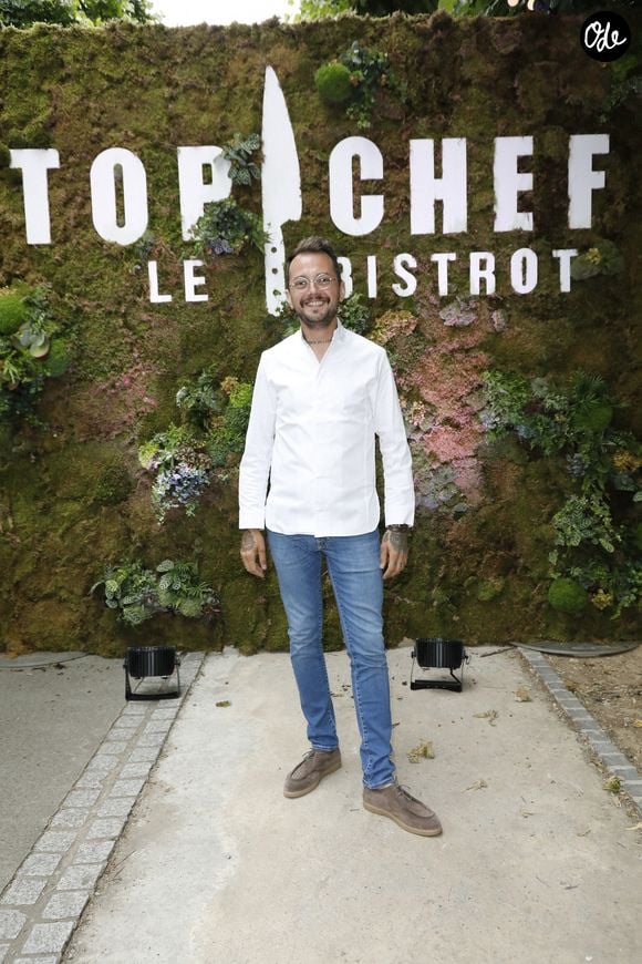 Exclusif - Arnaud Delvenne - Ouverture du premier restaurant "Top Chef" Le Bistrot à Suresnes le 7 juillet 2022. Le groupe M6 et S. Rotenberg, en collaboration avec Les Bistrots Pas Parisiens ont ouvert ce Bistrot Top Chef à Suresnes, d’une capacité de 100 places.© Marc Ausset-Lacroix/Bestimage