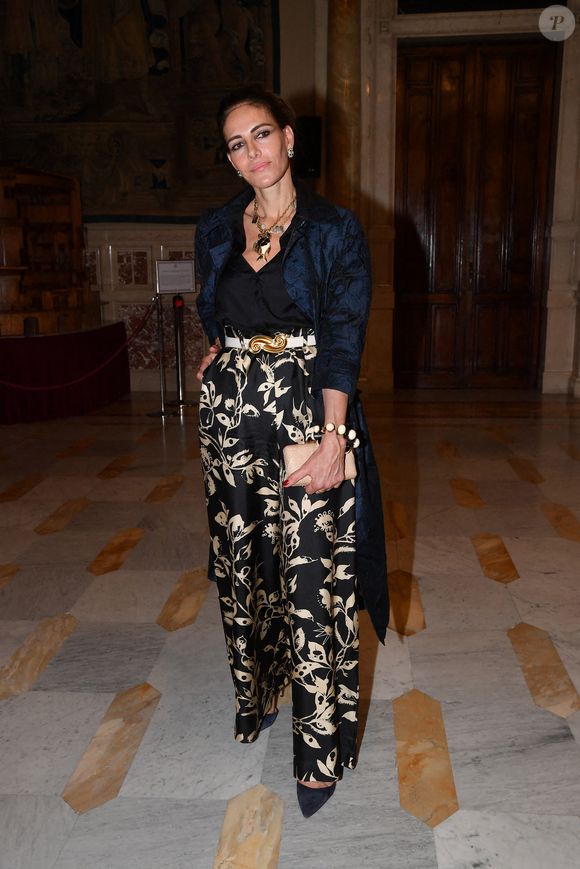 Adriana Abascal au Concert pour la Paix d'Omar Harfouch. Rome, Palais Montecitorio Salle de la Reine "Concert pour la Paix - Omar Harfouch au Parlement Italien". Italie, Rome le 29 avril 2025. Photo par IPA/ABACAPRESS.COM