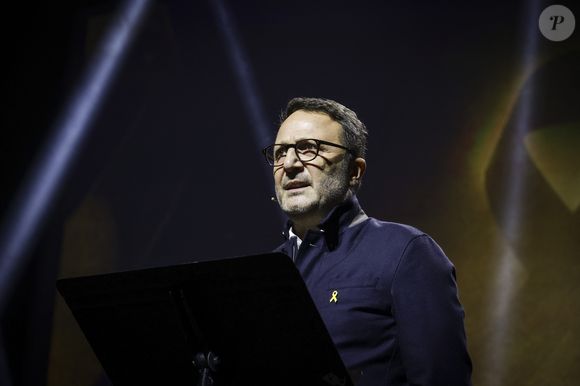 Arthur (Jacques Essebag), à la soirée hommage "7 octobre - 2 ans après" en mémoire des victimes du 7 octobre et en soutien aux otages du Hamas à la salle Pleyel à Paris le 5 octobre 2025.

© Jack Tribeca / Bestimage