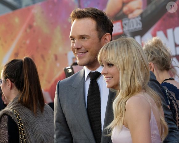 Chris Pratt et Anna Faris à la première de 'Guardians of the Galaxy Vol. 2' au théâtre Dolby à Hollywood, le 19 avril 2017 © Chris Delmas/Bestimage