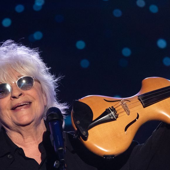 Exclusif - Catherine Lara à l'enregistrement de l'émission "Sidaction, ensemble contre le Sida - Merci Line", le 1er mars 2021. 

Photo : C.Guirec-C.Moreau / Bestimage