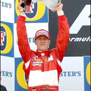Michael Schumacher lors du Grand Prix de Grande-Bretagne de Formule 1, à Silverstone, en 2006. © GOFF  / BESTIMAGE