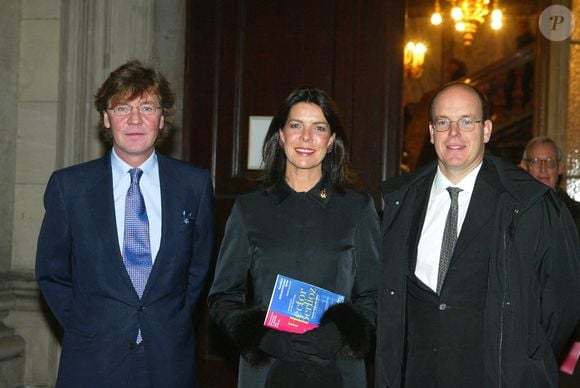Erbprinz Albert von Monaco (r) beim seinem Besuch von Berlin / Besuch eines Konzertes mit Künstlern aus Monaco im Berliner Dom / Mit dabei Ernst August von Hannover mit Prinzessin Caroline von Monaco. Photo by Steffens/DDP/ABACAPRESS.COM