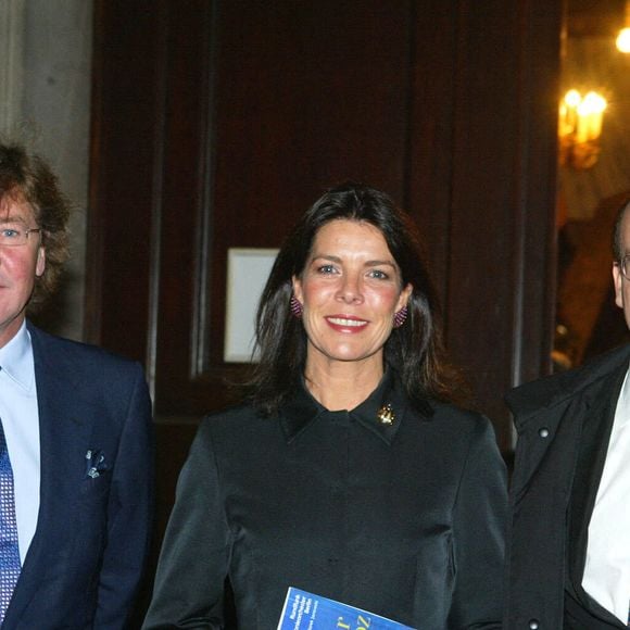 Erbprinz Albert von Monaco (r) beim seinem Besuch von Berlin / Besuch eines Konzertes mit Künstlern aus Monaco im Berliner Dom / Mit dabei Ernst August von Hannover mit Prinzessin Caroline von Monaco. Photo by Steffens/DDP/ABACAPRESS.COM
