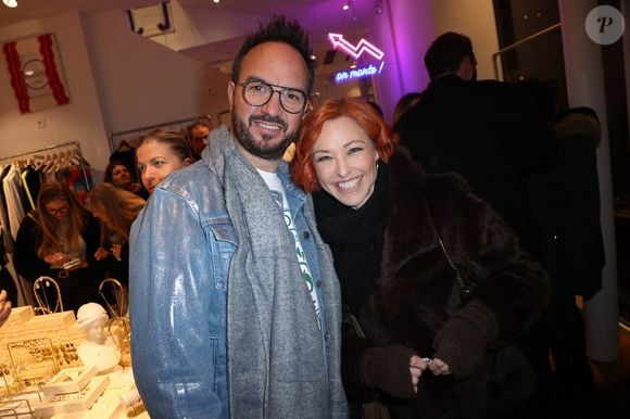 Jarry et Natasha St-Pier participent à la Pop Up Influence Party organisée par Aurelien Cassirame, à Paris, le 02 février 2025 à Paris, France. Photo by Jerome Domine/ABACAPRESS.COM