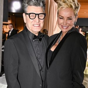 Marc Lavoine et sa compagne Adriana Karembeu à la soirée du Beauty Ball 2026 au château de Bratislava, en Slovaquie, le 16 janvier 2026. © ProfiMedia/Bestimage