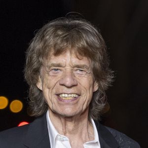 Mick Jagger et sa compagne Melanie Hamrick  - Photocall du dîner "Prelude pour les JO" à la Fondation Vuitton à Paris, France, le 25 juillet 2024. © Olivier Borde/Bestimage