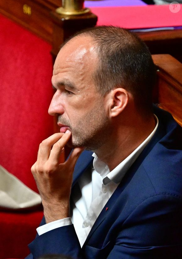 Manuel Bompard à l'Assemblée nationale à Paris, le 8 septembre 2025.

Photo : Christian Liewig / Bestimage