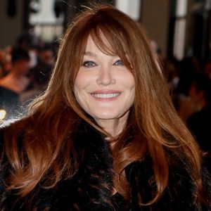 Carla Bruni - Sarkozy - People au défilé haute couture Zuhair Murad au palais de Tokyo à Paris, France, le 24 janvier 2024. © Christophe Clovis / Bestimage