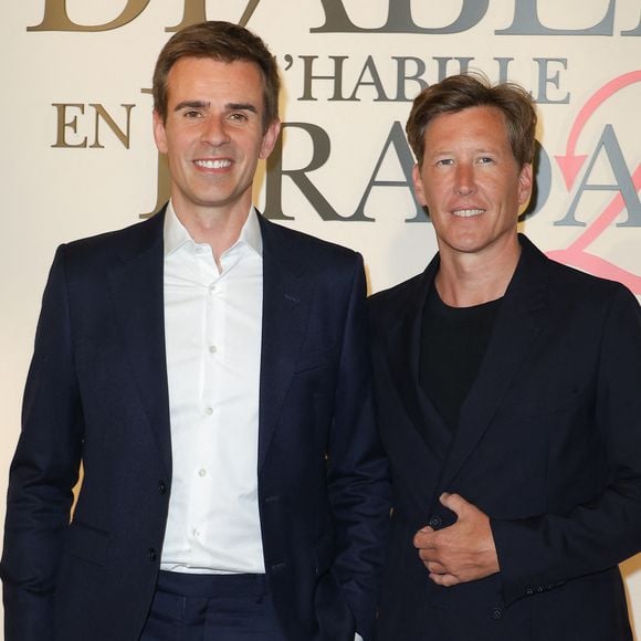 Jean-Baptiste Marteau et son compagnon Jean de Reynal - Première du film "Le Diable s'habille en Prada (The Devil wears Prada 2)" au cinéma Le Grand Rex à Paris, le 27 avril 2026. © Guirec Coadic/Bestimage