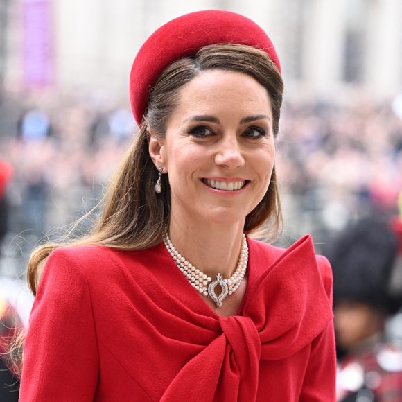 Quel sourire et quelle élégance. 

Catherine (Kate) Middleton, princesse de Galles - La famille royale britannique célèbre le 76ème Commonwealth Day à l'abbaye de Westminster à Londres