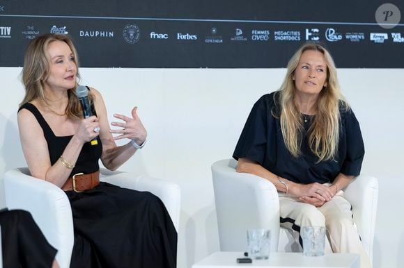 Alexandra Cousteau et Estelle Lefébure à Cannes le 23 mai 2025.
Photo par Olivier Borde / Bestimage