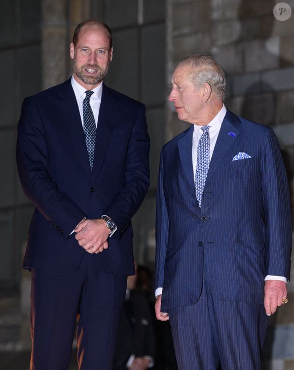 Le Roi et le Prince de Galles arrivent pour l'événement Countdown to Cop30, organisé conjointement par le Natural History Museum et le gouvernement britannique au London Museum, réunissant les acteurs du changement qui s'attaquent au changement climatique et à la perte de la nature avant le Sommet Cop30 à Belem, Brésil, en novembre, à Londres, Royaume-Uni, le 9 octobre 2025. Photo par Doug Peters/Empics/ABACAPRESS.COM