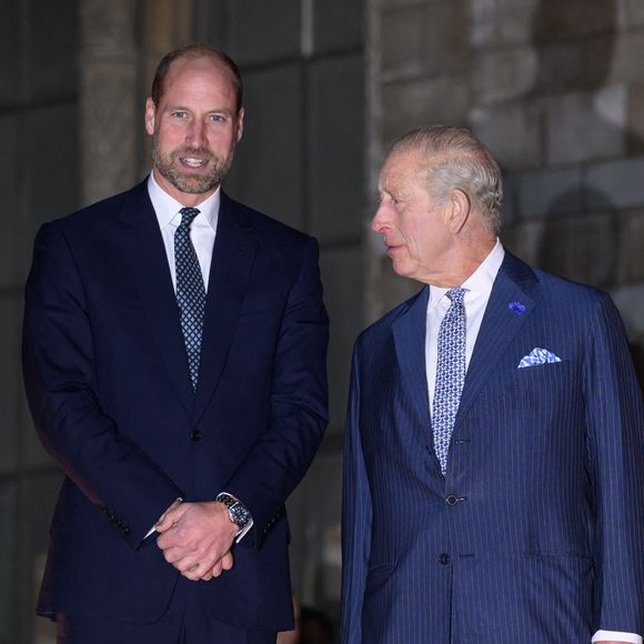 Le Roi et le Prince de Galles arrivent pour l'événement Countdown to Cop30, organisé conjointement par le Natural History Museum et le gouvernement britannique au London Museum, réunissant les acteurs du changement qui s'attaquent au changement climatique et à la perte de la nature avant le Sommet Cop30 à Belem, Brésil, en novembre, à Londres, Royaume-Uni, le 9 octobre 2025. Photo par Doug Peters/Empics/ABACAPRESS.COM