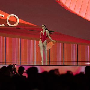 Fatima Bosch, candidate de Miss Univers Mexique 2025, pose lors de la compétition en maillot de bain pendant la 74ème compétition Miss Univers 2025, au centre de convention et d'exposition Impact, le 19 novembre 2025 à Bangkok, Thaïlande. Photo par Teera Noisakran/SPUS/ABACAPRESS.COM