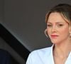 Un départ précipité qui n'a rien à voir avec un imprévu grave ou un chamboulement
La princesse Charlene de Monaco durant le Monaco E-Prix 2025, Round 7, le 4 mai 2025. Le pilote Sébastien Buemi a remporté la course devant Oliver Rowland suivi par Nick Cassidy C'est la 8eme édition du Monaco E-prix. A l’occasion de la 11eme saison du Championnat du Monde ABB FIA Formula E, les monoplaces de 3eme génération ont parcouru les rues de la Principauté. © Bruno Bebert/Bestimage