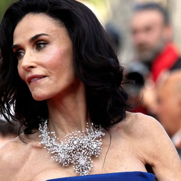 Demi Moore - Montée des marches du film " La bola negra " lors du 79ème Festival International du Film de Cannes, le 21 mai 2026. © Olivier Borde / Bestimage