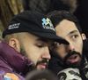 Le duo a rappelé leur parcours avec la phrase : "2012 pas un rond… 2026 on le fait venir".

Bigflo et Oli - Célébrités dans les tribunes lors du match de Ligue 1 McDonald's opposant le Paris Saint-Germain (PSG) à l'Olympique de Marseille (OM) - (3-1) au Parc des Princes à Paris le 16 mars 2025. © Cyril Moreau/Bestimage