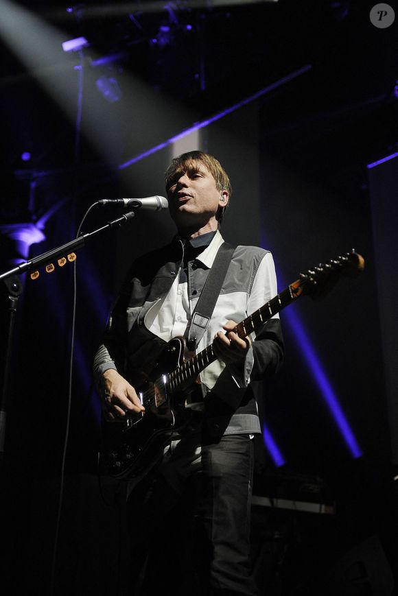Alex Kapranos de Franz Ferdinand se produit au Camden Roundhouse à Londres. Londres, Royaume-Uni - vendredi 14 mars 2014. Photographie : © Awais