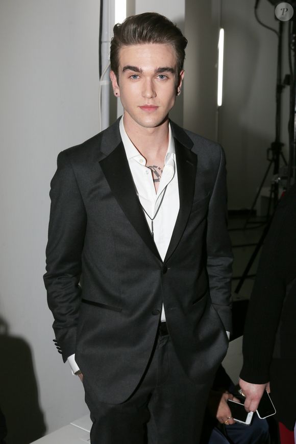 Gabriel-Kane Day-Lewis au défilé de mode prêt-à-porter "Paco Rabanne", collection automne-hiver 2016/2017, au Musée d'Art Moderne à Paris, le 3 mars 2016.

Photo : CVS / Veeren / Bestimage