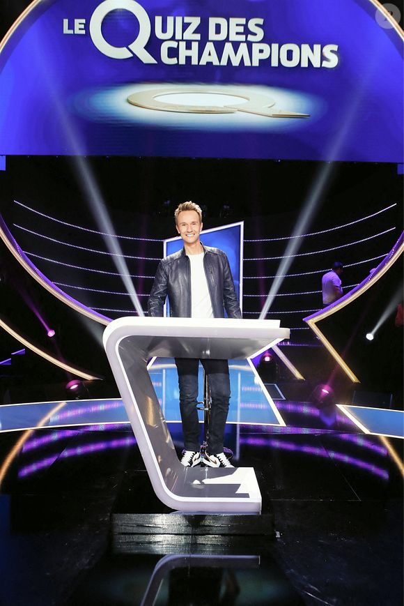 Exclusif - Cyril Féraud - Enregistrement de l'émission "Le Quiz des Champions" aux Studios 130 à Saint-Denis, présentée par C.Féraud et diffusée le 21 septembre à 21h10 sur France 2. Le 4 juin 2024
© Christophe Clovis / Bestimage