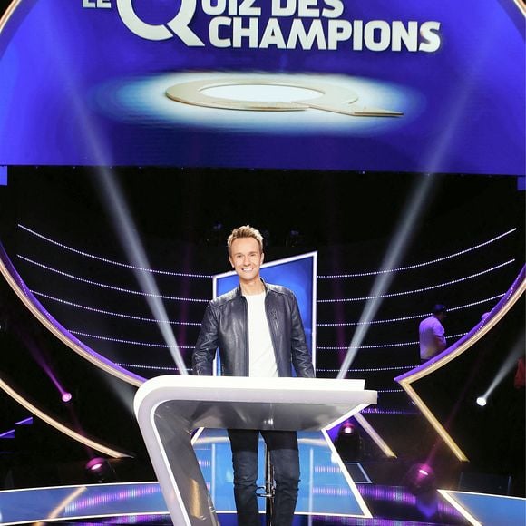 Exclusif - Cyril Féraud - Enregistrement de l'émission "Le Quiz des Champions" aux Studios 130 à Saint-Denis, présentée par C.Féraud et diffusée le 21 septembre à 21h10 sur France 2. Le 4 juin 2024
© Christophe Clovis / Bestimage