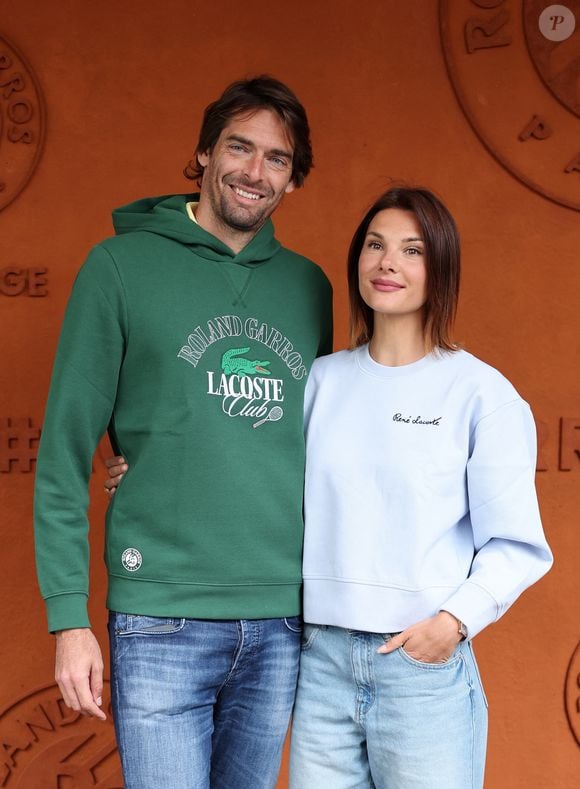 Camille Lacourt et sa compagne Alice Detollenaere - Célébrités au village des Internationaux de France de tennis de Roland Garros 2024 à Paris le 2 juin 2024.

© Jacovides / Moreau / Bestimage