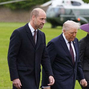 Le prince et la princesse de Galles reçoivent le président américain Donald Trump et la première dame Melania Trump au château de Windsor à Windsor, Berkshire, Angleterre.  © Chown Aaron/PA Photos/ABACA