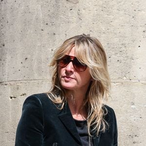 Sarah Poniatowski (Lavoine) - Arrivées aux obsèques du prince Jean-Stanislas Poniatowski en l'Eglise polonaise à Paris, France, le 29 avril 2024. © Jacovides-Moreau/Bestimage