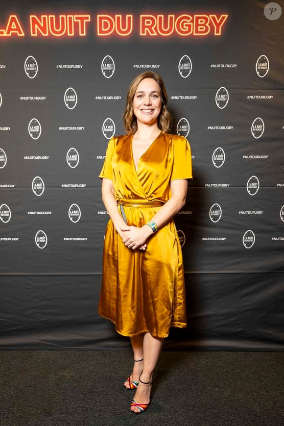 Nathalie Péchalat - Soirée de la 19ème édition de la Nuit du Rugby à l'Olympia, Paris le 20 novembre 2023. © Pierre Perusseau/Bestimage