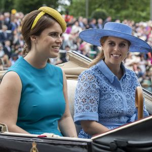 Une période bien difficile pour les princesses. 

La princesse Beatrice d’York et la princesse Eugenie d’York - La famille royale britannique et les souverains néerlandais lors de la première journée des courses d’Ascot 2019, à Ascot, Royaume Uni, le 18 juin 2019.
©AGENCE / BESTIMAGE