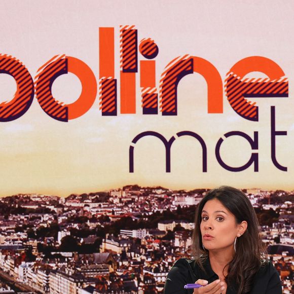 Apolline de Malherbe lors de la conférence de presse de rentrée BFM TV. - RMC du groupe Altice France à Paris, France, le 31 août 2023. © Coadic Guirec/Bestimage