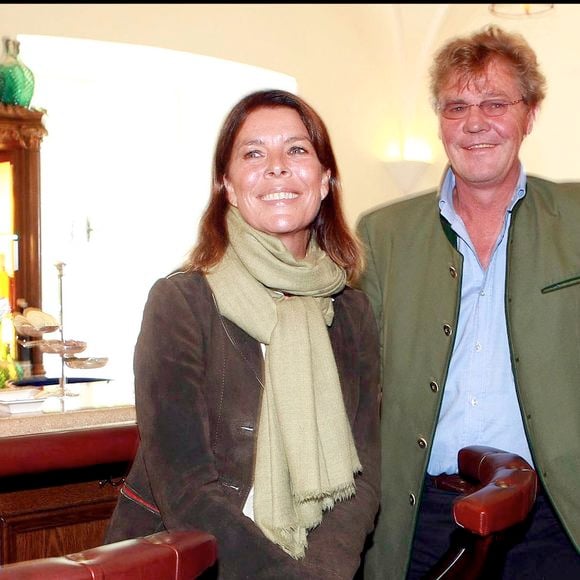 Exposition privée des bijoux de Design Studio Koeckerit à Salzbourg avec le prince Ernst-August de Hanovre et la princesse Caroline de Hanovre. 16 août 2008 Photo par Photo Press Service