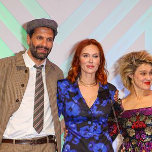 Mehdi Nebbou, Audrey Fleurot, Marie Denarnaud - Cérémonie d'ouverture du Festival Séries Mania à Lille le 17 mars 2023. © Stéphane Vansteenkiste/Bestimage
