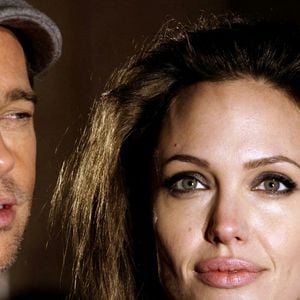 Brad Pitt et Angelina Jolie arrivent à la première européenne de 'Beowulf', au Vue Leicester Square, à Londres, Royaume-Uni, le 11 novembre 2007. Photo Yui Mok/PA Photos/Abaca